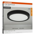 thumbnail image 2 of Sylvania 12" Flush Mount LED Fixture, Dimmable, 1-Light, Black, for Living Room, 2 of 6