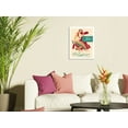 thumbnail image 3 of Royal Hawaiian Hotel - Mermaid with Sun Tan Oil Shops & Services - Vintage Travel Poster c.1950s - Fine Art Rolled Canvas Print (Unframed) 16in x 20in, 3 of 4
