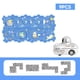 thumbnail image 1 of Puzzle Track Car Paly Set CUTICAT rompecabezas de 8 piezas juguete Montessori para niños, 1 of 8