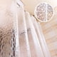 thumbnail image 2 of Cortina de ducha impermeable con 12 ganchos, 3D, lavable, de PEVA, 180 x 200 cm, antibacteriana y sin PVC, 2 of 8