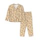 thumbnail image 1 of Balery Cute Cats 4 Conjunto de Pijama con Estampado para Mujer, Conjunto de Dos Piezas con Manga Larga, Ropa de Dormir Suave con Bolsillos, Pijamas Cómodos-Large, 1 of 7