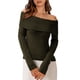thumbnail image 1 of Suéter PRETTYGARDEN de Hombros Descubiertos con Canalé XL, 1 of 8