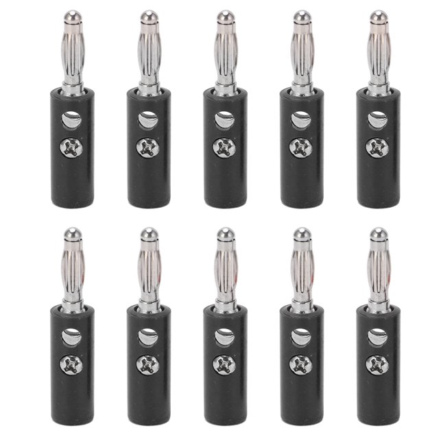 Conector tipo banana Nikou 22.090 10 piezas 4 mm
