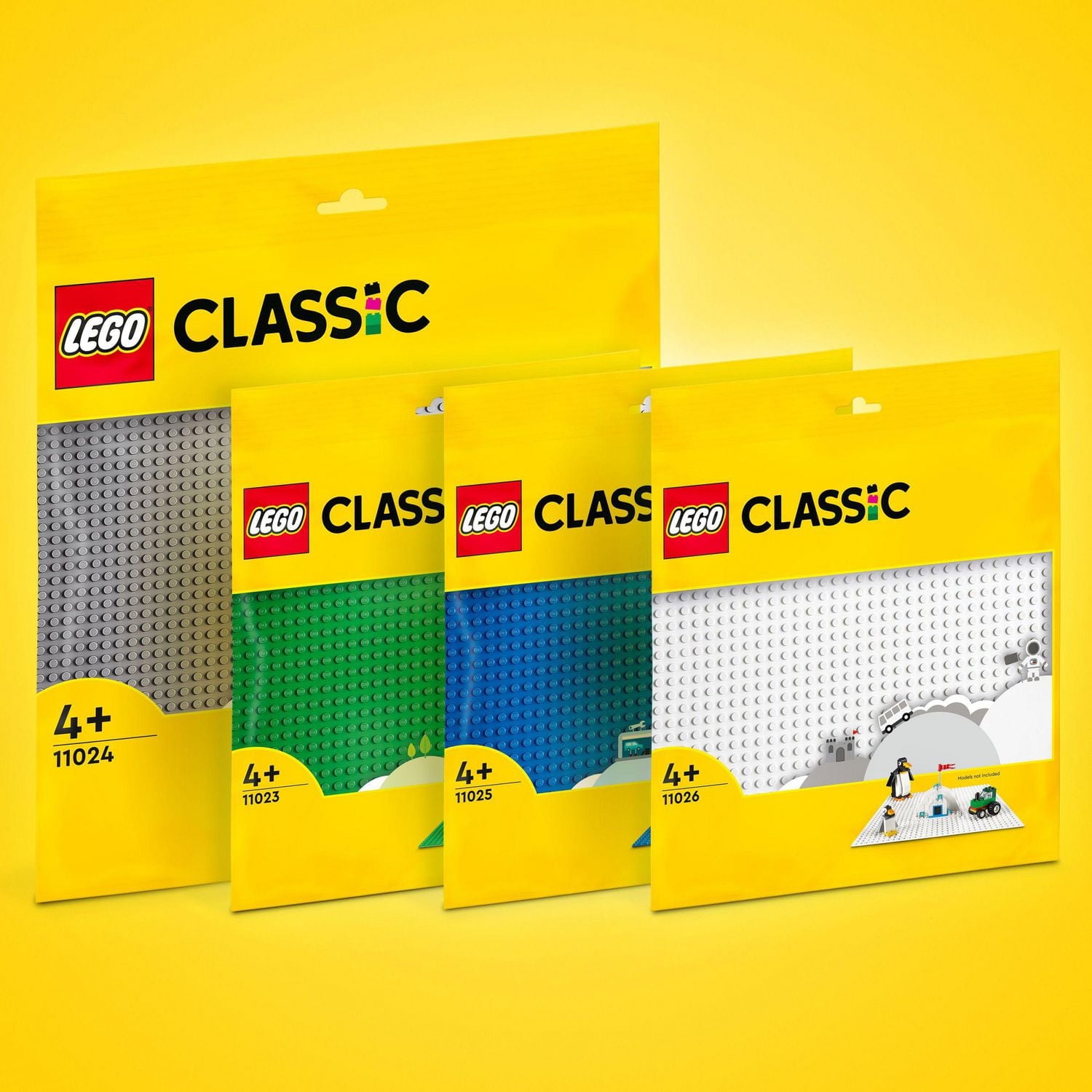 LEGO Classic Gray Baseplate 11024 Toy Building Kit (1 Pieces), Includes 1 Pieces, Ages 4+