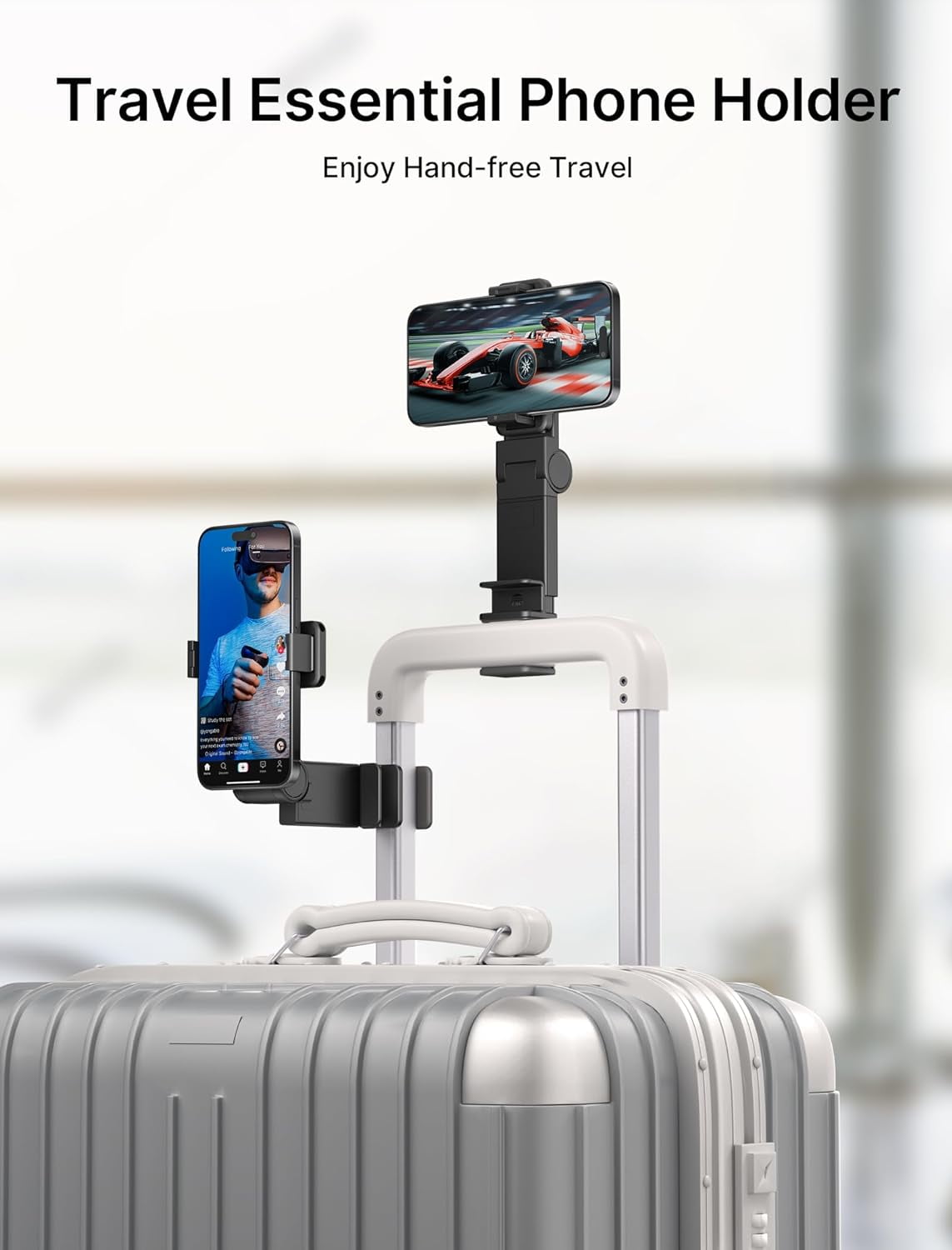 360 Degree Rotatable Obile Phone Holder - Adjustable, Foldable