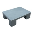 thumbnail image 2 of Palet de plástico resistente, ligero, fácil de limpiar, almohadilla de almacenamiento, palet para sótano gris, 2 of 9