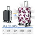 thumbnail image 5 of Goofa Tulips Flowers Pattern Luggage Covers For Suitcase,Suitcase Cover Protector Fit 18-32 Inch Luggage-Small, 5 of 9