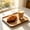 L, variant on Kojanyu Wood Tray Solid Wood Rectangular Tea Tray, Japanese Modern Style Serving Platter for Cups Snacks Home Living Room