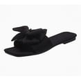 thumbnail image 2 of Censtreet Women's Bow Flat Sandals Dressy Open Toe Sandals Comfortable Slip On Slide Sandals, 2 of 9