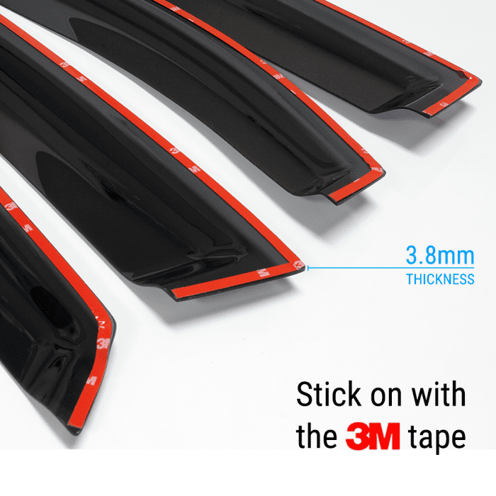 Smoke Window Sun Vent Visor Rain Guards Deflectors for Acura MDX 2014-2020