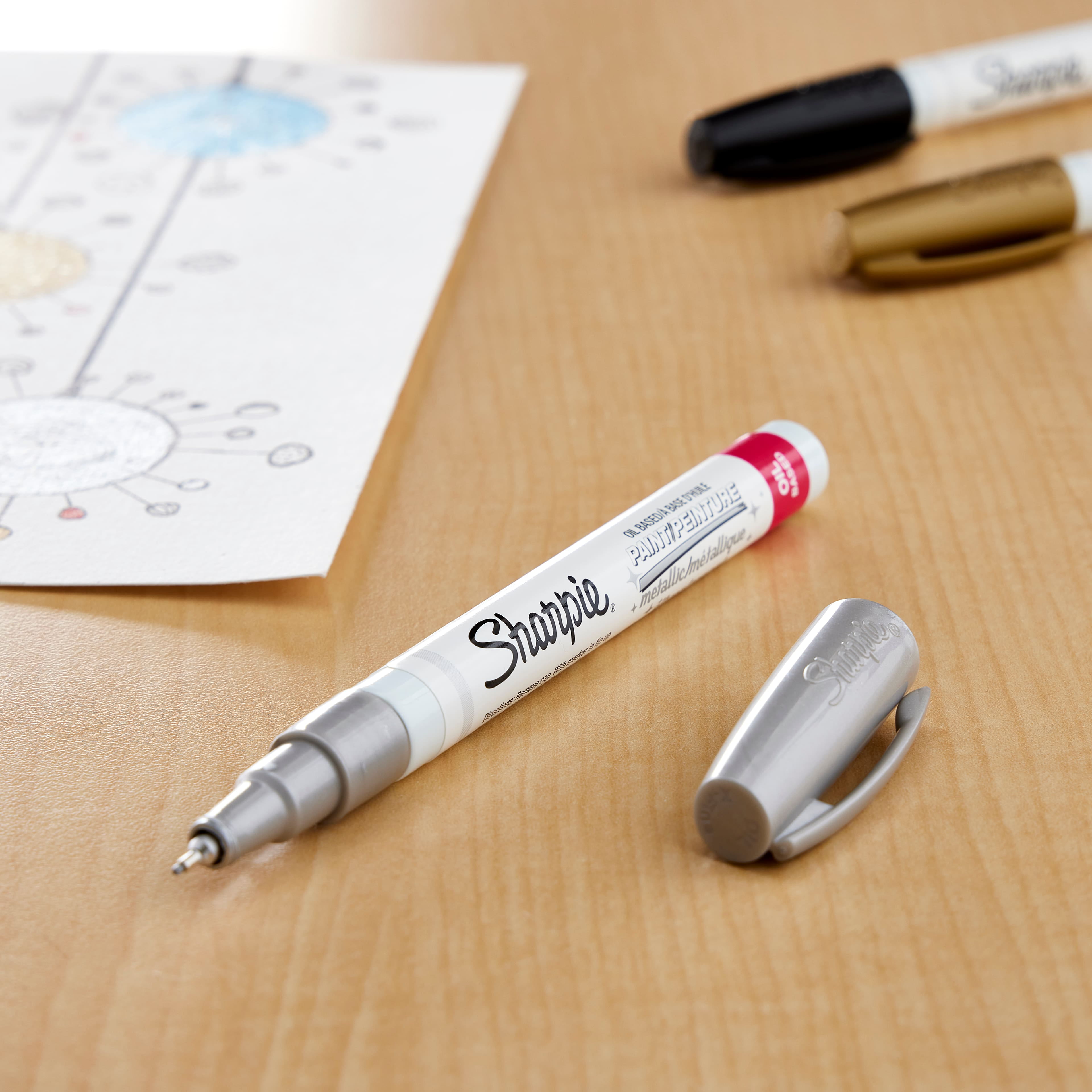 Sharpie Oil-Based Paint Marker - Extra-Fine - Silver
