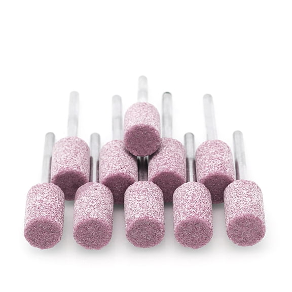 10Pcs Rotary Tool Abrasive Stone Points Electric Grinding Polishing for Head