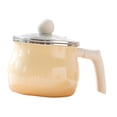 thumbnail image 2 of Sopa de cacerola para cocinar esmalte versátil para la estufa de gas como utensilios de cocina suministros para la de picnic para acampar Amarillo, 2 of 8