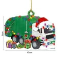 thumbnail image 5 of Cartoon Vehicles Christmas Pendant, Weather-Proof Wooden Hanging Cars Pendant for Your Fireplace, 5 of 8