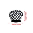 thumbnail image 4 of Sombrero de Chef alto de 2 piezas, sombreros de cocinero profesionales de varios colores, uniforme de trabajo multifuncional para panadería, Herramientas y accesorios para hornear Goma Blanca Negra Billuyoard HA012082-07, 4 of 6