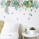 thumbnail image 3 of Green Hanging Leaf Wall Decals, Removable Fresh Plant Leaves Flower Vines Wall Stickers, Green Plants Wall Mural-Vine1-4, 3 of 4