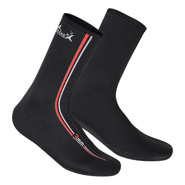 DiveSail 3 mm Calcetines de arena femeninos Mantener el calor Botines de surf Accesorios para deportes acuáticos Traje de neopreno Zapatos Calcetín de surf en bolsas Paquete 【S】 Inevent OD003277-01