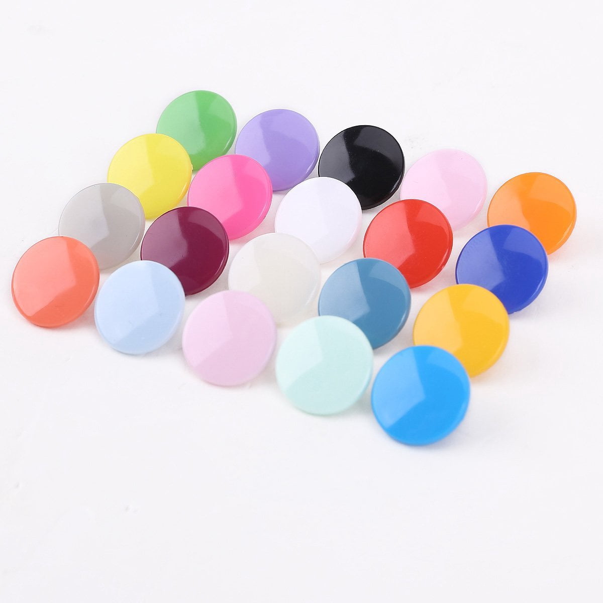 300pcs KAM 20 Colors Size 20 /T5 Snaps Resin Plastic pers Buttons Snap Studs