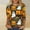 Green#14, variant on Fall Outfits for Women 2025 3/4 Length Sleeve Womens Tops Halloween Print Oversize Crew Neck T-Shirt Tops Ladies Halloween Graphic Round Neck Loose Fits Plus Size Three Quarter Sleeve Shirts