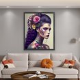 thumbnail image 2 of Hilo de algodón ecológico Bsvklp Bordado punto cruz Flores para Mujer 11CT 50x60cm, 2 of 9