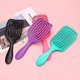 thumbnail image 4 of 2X Black+Rose Red Hairbrush Hair Scalp Massage Comb Wet Dry Curly Detangle Hair Brush Salon Hairdressing Styling Tools, 4 of 4
