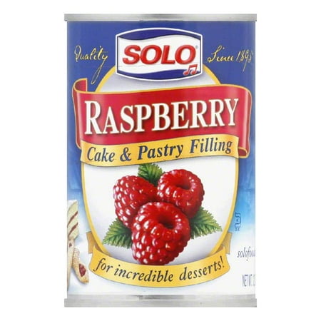 Solo Filling Raspberry, 12 OZ (Pack of 6)