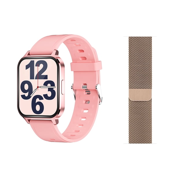 Reloj deportivo inteligente de 1,7 pulgadas con pulsera inteligente con doble correa y pantalla táctil