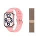 thumbnail image 1 of Reloj deportivo inteligente de 1,7 pulgadas con pulsera inteligente con doble correa y pantalla táctil, 1 of 8