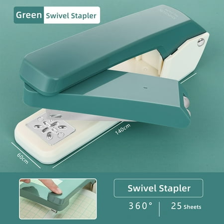 24/6 Staples Durable Stapler Swivel Stapler Manual Office Paper Binding Tool Stapling Machine
