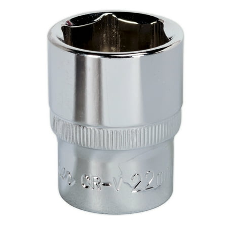 

Sealey Sp1222 Walldrive Socket 22Mm 1/2Sq Drive Fully Polished