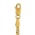 thumbnail image 4 of JewelStop 18K Yellow Gold Polished Finish 2.2mm Gourmets Chain with Lobster Clasp - 16",18",20",24", 4 of 5