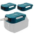 thumbnail image 4 of 2 Pack USB Charger Adapter for Makita 18V Battery, 4 of 5