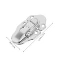 thumbnail image 2 of AURARMLET 6Pcs Versatile Application Latches Silver Iron for Boxes Closure, 2 of 6