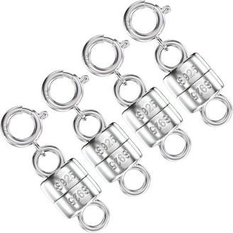 Sterling Silver 10.4 x 3.8mm Figure 8 Safety Clasp - Walmart.com