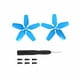 thumbnail image 1 of Hélices Kearding de 2 uds Cuchillas Ligeras Pequeñas y Duraderas con Destornillador Accesorios para Dron Avata Azul, 1 of 6