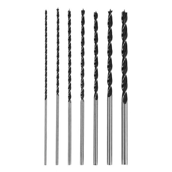 7Pcs Extra Long Wood Drill Bit Set 12 Inch 300mm Drill Bits DIY Woodworking Tool Spiral Drill Extra Long Drill