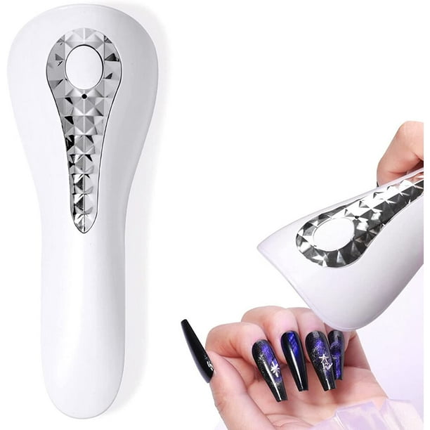 Lámpara secadora de uñas, lámpara LED UV portátil de 5 W para uñas de gel, lámpara de fotocurado profesional para manicura de manos y pies.