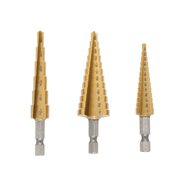 HART Titanium Step Drill Bit Set (3-Piece)
