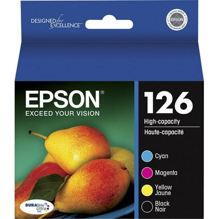 UPC: 0010343914056 | EPSON 126 DURABrite Ultra Ink Black & Color Combo Pack For WF-3520  WF-3530  WF-3540  WF-520  WF-545  WF-630  WF-633  WF-635  WF-645  WF-7010  WF-7510  WF-7520  WF-840  WF-845 and other select models