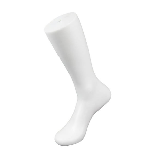 Exhibición de maniquí de calcetín para niños, modelo de pies, modelo de exhibición de calcetín, zapato Blanco 37cm