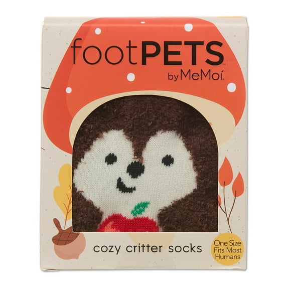MeMoi Women's Foot Pet Porcupine Cozy Polka Dot Crew Socks - Mens - Male