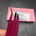 thumbnail image 2 of Pinzas de volumen ruso de color rosa intenso, venta al por mayor, pinzas profesionales de extensión de pestañas con agarre de diamante de acero inoxidable sólido, 2 of 3