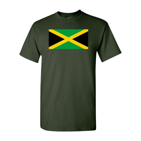 Jamaica Country Flag Adult DT T-Shirt Tee