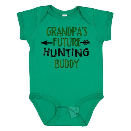 

Inktastic Grandpas Future Hunting Buddy Gift Baby Boy or Baby Girl Bodysuit