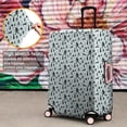 thumbnail image 4 of Light Blue Bigfoot and Tree Pattern Luggage Cover Fashion Suitcase Cover Baggage Covers Fit 25-28 Inch Luggage (Go Travel), 4 of 5