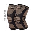 thumbnail image 2 of HJQEQVD 2 Pack Copper Knee Sleeves Copper Knee Braces for Men and Women Premium Compression Support for Knee Joint, 2 of 3
