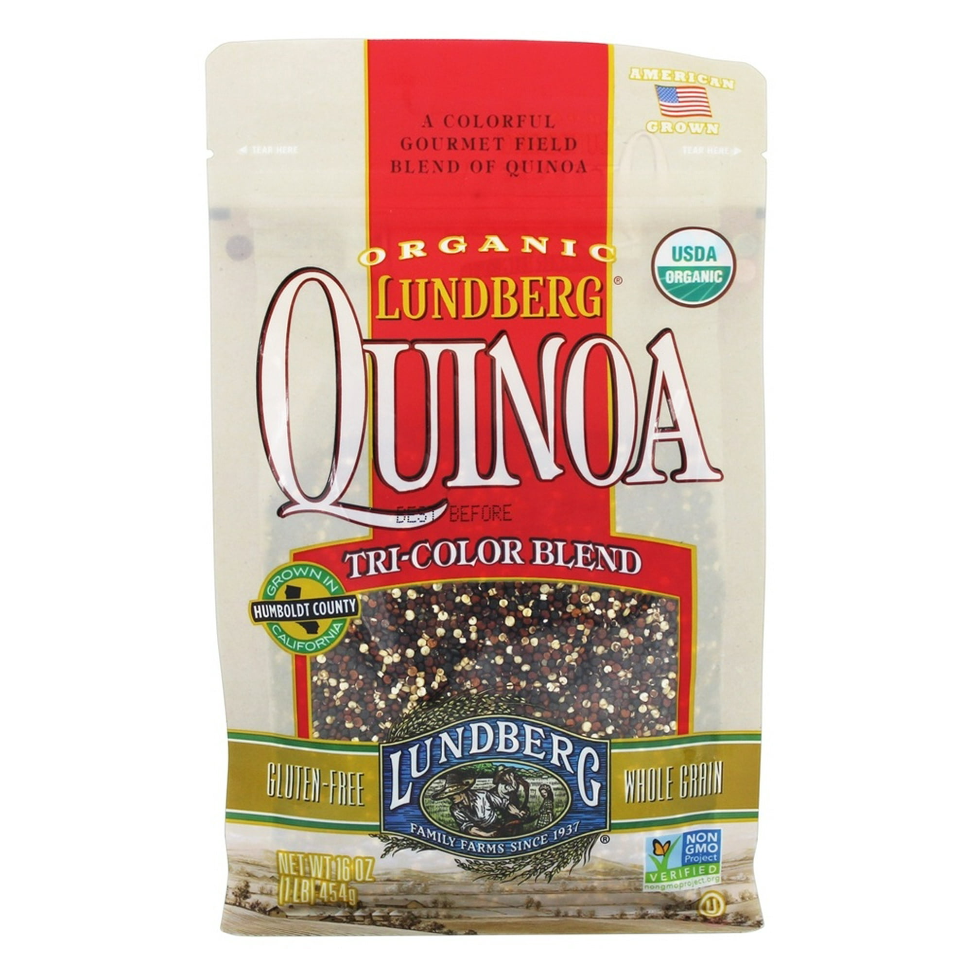 Lundberg Organic Quinoa Tri Color Blend 16 oz. Walmart
