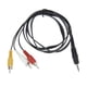thumbnail image 4 of Cable Adaptador De Conector De 3,5 Mm A 3 Rca Cable de datos Jack de 3,5 mm a 3 RCA Cable adaptador Audio Video AV Converter 1.2M 4FT (2 piezas), 4 of 8