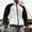 White, variant on Brondbend Men Jacket Men Coats Mock Neck Long Sleeved Pocket Outerwear Multicolour Stylish Jacket Loose Anniversary Tops Gray