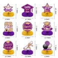 thumbnail image 3 of Graduation Decorations 2025 Desktop Ornament 2023 Graduation Season Hat Honeycomb Decoration Desktop Decoration Paper Fan Honeycomb Ball Graduation Party Decoration Trumpet Ornament, Home Decora, 3 of 9